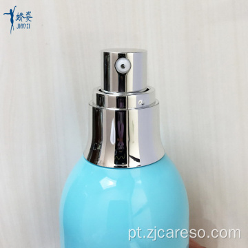 Frasco e frasco 100ml acrílico azul sem ar